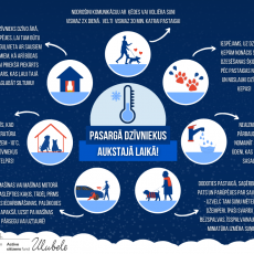Pasargā dzīvniekus aukstajā laikā! Pasargā dzīvniekus aukstajā laikā!